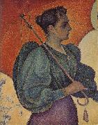 Paul Signac The fem hold gingham china oil painting artist